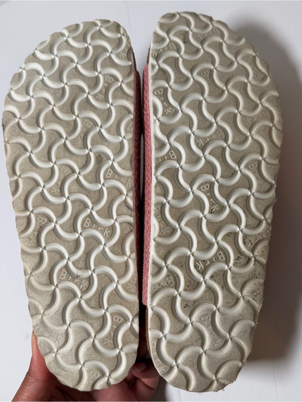 Birkenstock Florida Iridescent Pink Snake Embossed Sandals EU 40/ US 9 - Picture 6 of 6